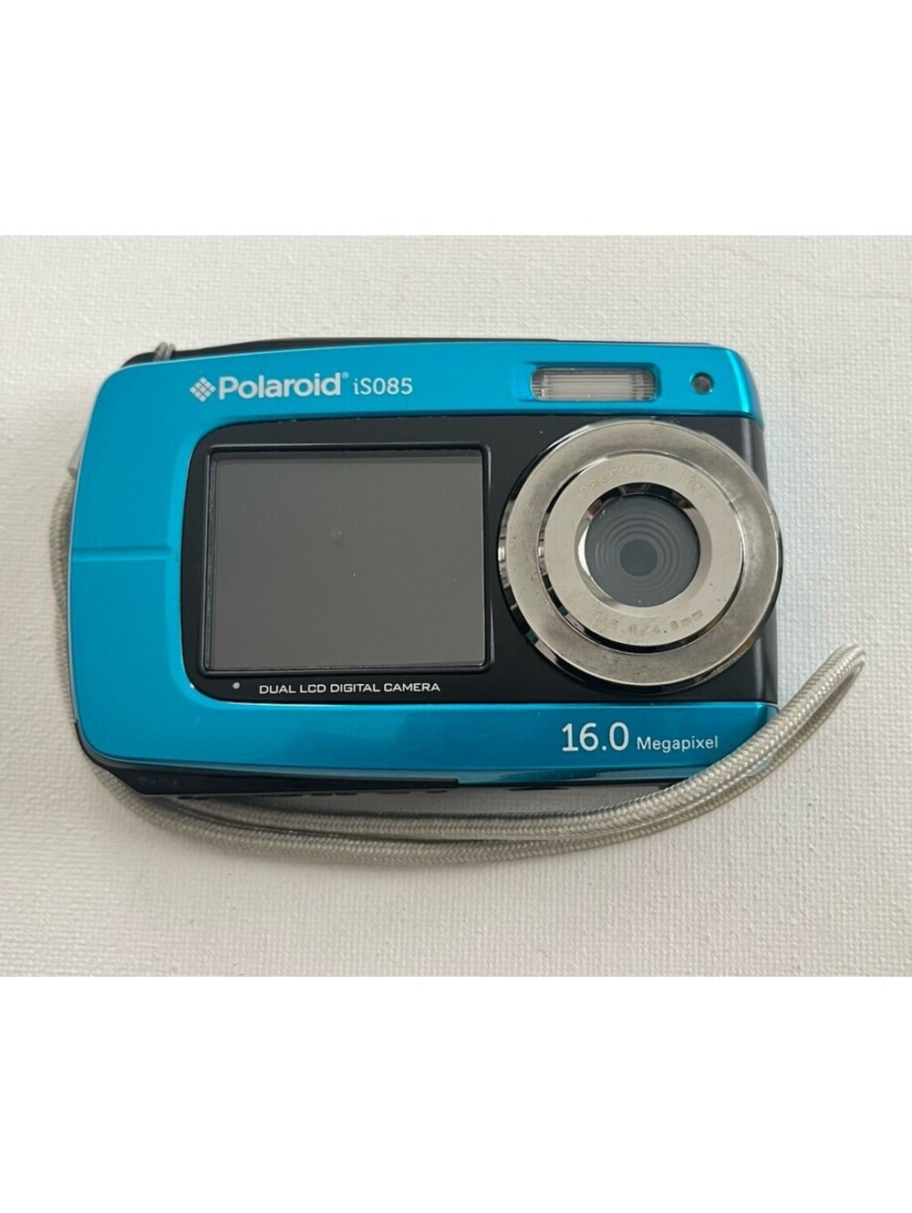 Polaroid iS085 Dual-Screen Waterproof Digital Camera Clean Untested Parts 16.0